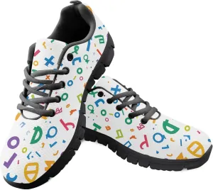 Women's Sports Trainer Running Shoe Teenager Causal Travel Shoes Outdoor Walking Low Heel Lace up Sneakers Breathable Flexible