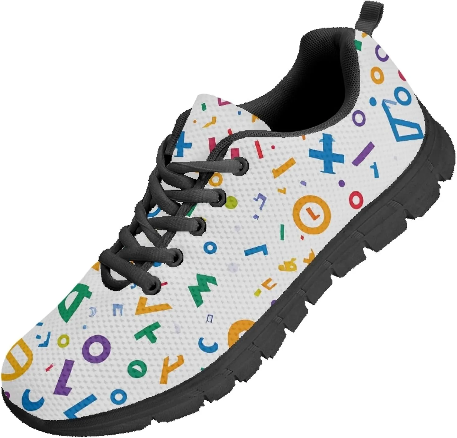 Women's Sports Trainer Running Shoe Teenager Causal Travel Shoes Outdoor Walking Low Heel Lace up Sneakers Breathable Flexible