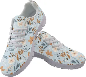 Women's Sports Trainer Running Shoes Adults Causal Travel Shoe Outdoor Walking Low Heel Lace up Sneakers Breathable Flexible for Lady