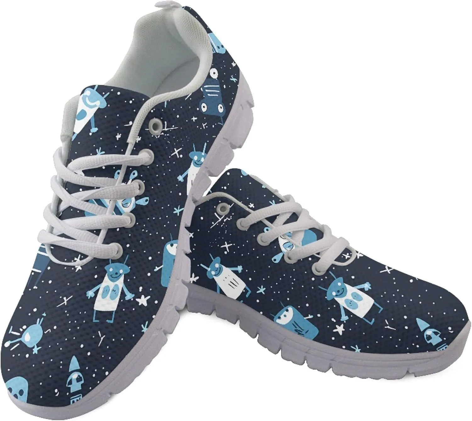 Women's Sports Trainer Running Shoes Adults Causal Travel Shoe Outdoor Walking Low Heel Lace up Sneakers Breathable Flexible for Lady