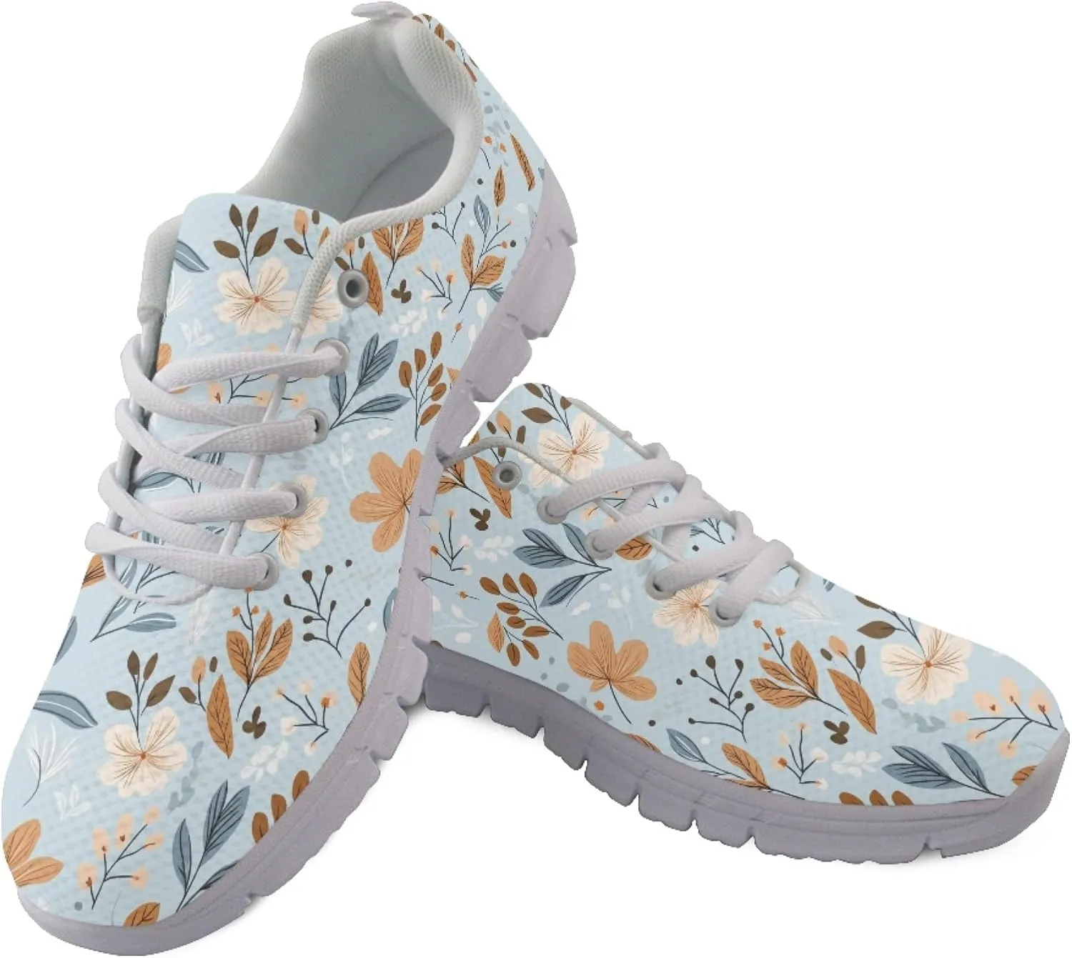 Women's Sports Trainer Running Shoes Adults Causal Travel Shoe Outdoor Walking Low Heel Lace up Sneakers Breathable Flexible for Lady